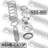 FEBEST NSHB-CA33F Protective Cap/Bellow, shock absorber